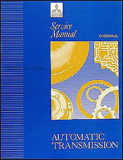 1993 Mitsubishi Automatic Transmission Overhaul Manual Repair Service Shop Book  • $41.95