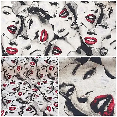 Gobelin Tapestry Cotton Fabric Marilyn Monroe Decor Upholstery Pillow Rug Covers • $8.23