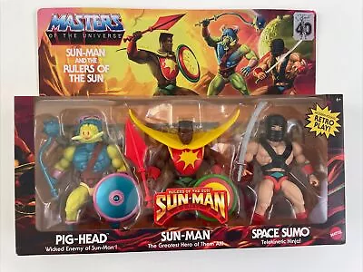 Masters Of The Universe Sun-Man And The Rulers Of The Sun 5.5 In Action Figure - • $21.08