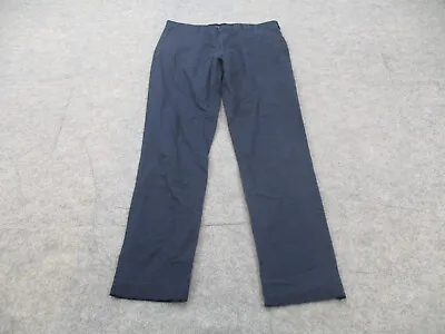 J Crew Pants Mens 34 Blue Chino Flat Front Cotton Linen Ludlow Slim Fit 34x34 • $21.57