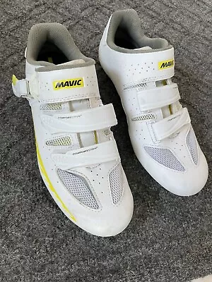 Mavic Women's Cycling Shoes Ergofit 3D White Size 39 1/3 (US 7.5) • $50