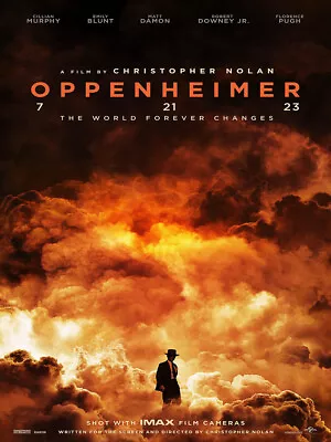 Oppenheimer (2023) Movie Poster / 50x70 Cm / 24x36 In / 27x40 In / #231 • $12.99