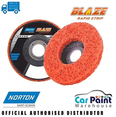 Norton Blaze Rapid Strip Disc 115mm X 22m Weld Paint Rust Removal/Grinding 4.5  • £14.24