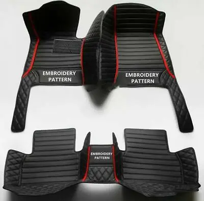 For Volkswagen Phaeton Tiguan Touareg Car Floor Mats Waterproof Luxury Carpets • $43.45