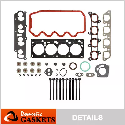 $64.28 • Buy Fits Head Gasket Set Bolts 00-04 Ford Focus 2.0L 8-Valve SOHC VIN P