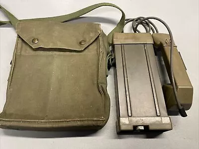 Vintage TP-6N-C Norwegian Army Field Telephone W/ Case 1970’s Military Phone #2 • $169