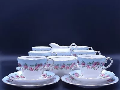 Salisbury Bone China 'Woodbine' Tea Set For 6 • £59.90