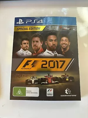 F1 2017 Special Edition + Manual - Sony PlayStation 4 PS4 Game VGC Complete • $15