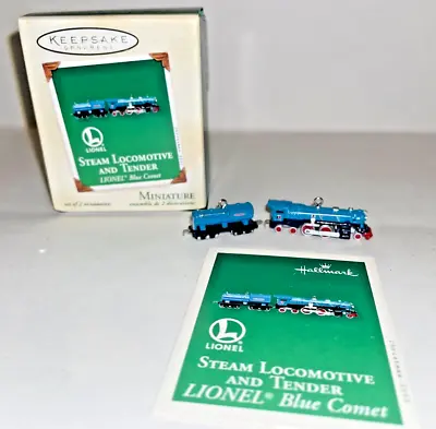 Hallmark Lionel  Steam Locomotive And Tender  Miniature Train Ornament 2003 • $10.99