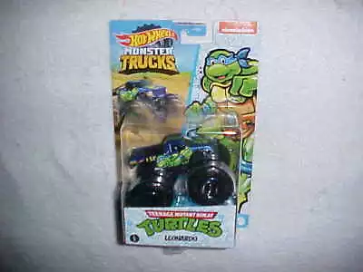 Hw Monster Trucks Mutant Ninja Turtles  Leonardo  Htf Hot Wheels Monster Jam • $11.95