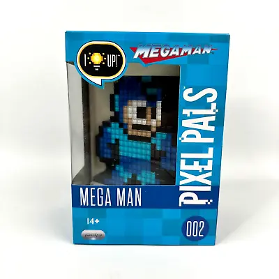 PDP Pixel Pals Blue Mega Man Capcom #002 Collectible Light Up Figure Brand New • $69.97