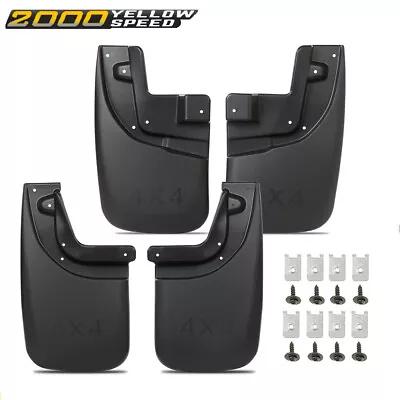 4PCS Fit For 05-15 Toyota Tacoma Mud Flaps Mud Guards Splash Guards Rear + Front • $26.81