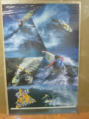Vintage 1980's Rip  Or Bail Original Surfer Poster Surfing  13023 • $39.97