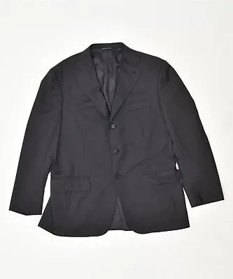 CANALI Mens 3 Button Blazer Jacket UK 38 Medium Grey Virgin Wool SR38 • £31.09