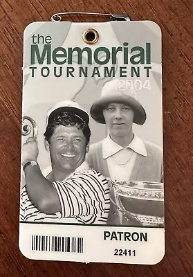 2004 Memorial Tournament Muirfield Village Golf Club Badge Ernie Els Wins • $9.99