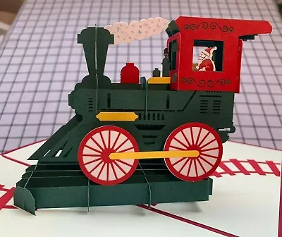 3D Pop Up Christmas Card Steam Train • £4.50