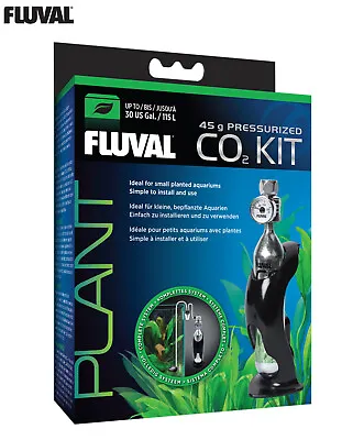 Fluval Plant 45g Pressurized Co2 Kit Aquarium Fish Tank Plant Growth Health • £42.49