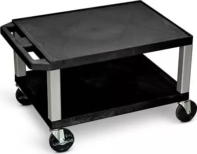 H.Wilson Tuffy Black 2 Shelf AV Cart • $110.70