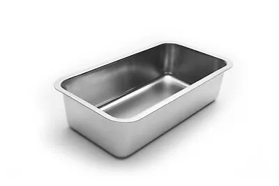 Loaf Pan Stainless Steel Baking 8.5 X 4.5 X 2.25 Inches Rectangular • $21.09