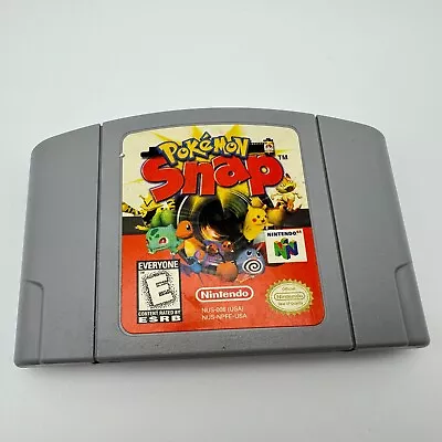 Pokemon Snap 64 (Nintendo 64 1999) Authentic Cartridge Tested & Working! • $15.99