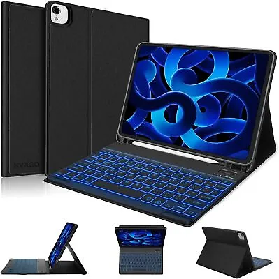 Smart Case With Backlit Keyboard Cover For IPad 10th 9th 8th 7th Gen Air 4 5 Pro • $41.99