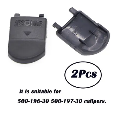 2Pcs Mitutoyo Caliper Replacement Parts Battery Cover Lid 500-196-30 500-197-30 • $12.07