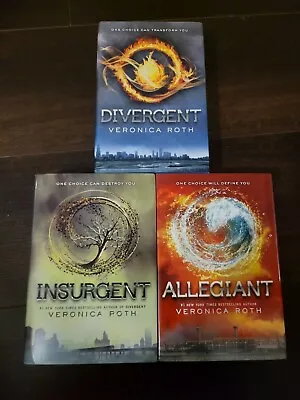 SIGNED Divergent Series By Veronica Roth Hardcover Set • $50