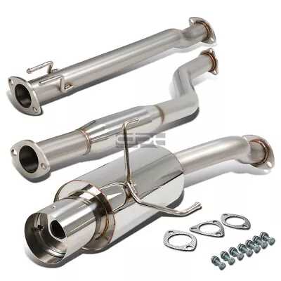 Fit Civic Si Ep3 Hatchback Steel Exhaust Single/n1 Catback 4  Muffler Tip+gasket • $143.28