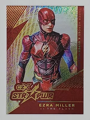 2019 Cryptozoic CZX Super Heroes STR PWR S07 Ezra Miller As The Flash • $31.99