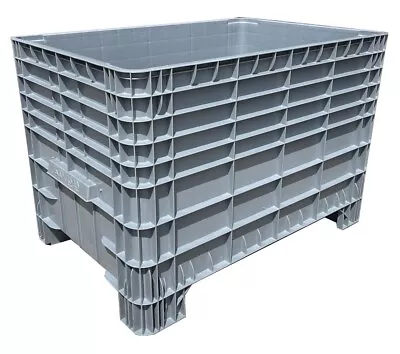 Euro Size Pallet Box / Bulk Storage Container. Solid Sided On Feet • £225.65