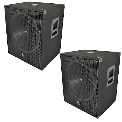 2 X QTX QT18SA 18' Active Powered Subwoofer  • £369