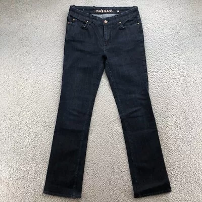 MiH Jeans The London Jean Mid Rise Subtle Bootcut Womens 28 6 Blue Denim  • $18