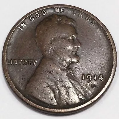 1914-S Lincoln Wheat Cent Penny Beautiful Coin Rare Date • $11