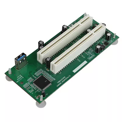 PCI Express PCI-e To Dual PCI Adapter Card PCIE PCI Slot Expansion Riser Card • $19.17