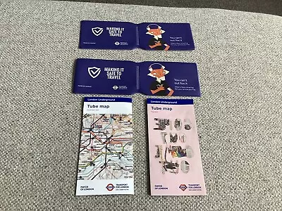 Tfl Oyster Card Holder 2 NEW . Plus Tube Map .London Overground Oyster Wallets • £8.99