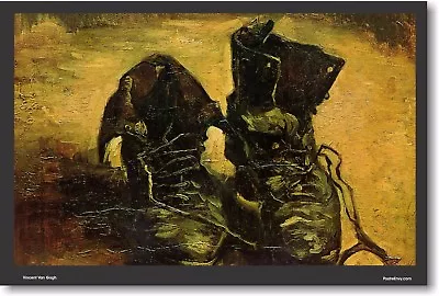 Two Shoes - Vincent Van Gogh - Art Print POSTER • $9.99