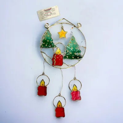 Capiz By Dreamshells Tree  Star & Candle Christmas Ornament Shell & Metal • $9.99