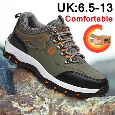 Mens Shock Absorbing Running Trainers Casual Gym Walking Sports Shoes Size • £23.38