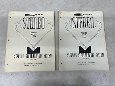 Seeburg Stereophonic System Models 222DHR 222DH 220SR 220S • $33.25