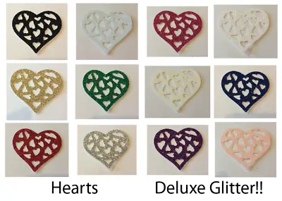 £1.25 • Buy Hearts DELUXE GLITTER! Multi Listing! 30 Pieces! *NEW Colours*  NOW ON LIMITED 