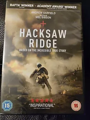 Hacksaw Ridge DVD - Andrew Garfield In A Film By Mel Gibson NEW & SEALED • £1.20