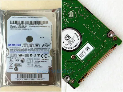 £14.39 • Buy SAMSUNG 40GB 60GB 80GB 120GB 160GB 5400 RPM 8M 2.5  IDE PATA Hard Drive