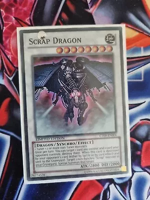 Yu Gi Oh Scrap Dragon CT09 Limited Edition Super Rare • $1.23