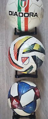 3 Pack Wall Mount - Soccer Basketball VollyBall Or Autograph Ball Display • $18.99