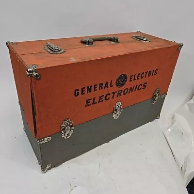 1940s GE General Electric Electronics Caddy Radio TV Tube Repairman Tool Box • $217.90