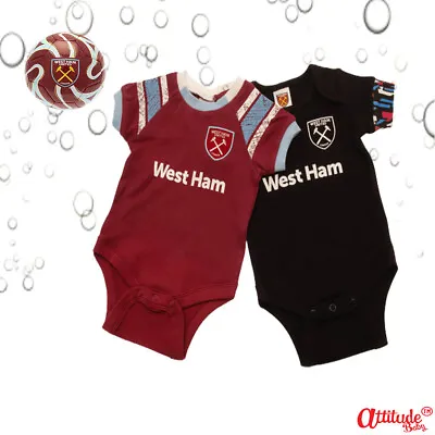 West Ham Baby Grows-2 Pack-Official Licensed Tutus And Bibs • £12.99