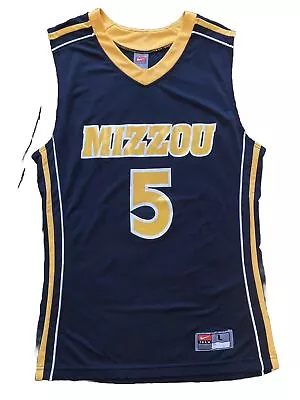 Nike Missouri MIZZOU Tigers Basketball Jersey Mens L Black #5 NCAA New W/O Tags • $59.97