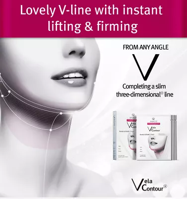 $18.87 • Buy Double Chin Remover Face Lifting Firming V Line Chin Up - 5 Patches VELA CONTOUR