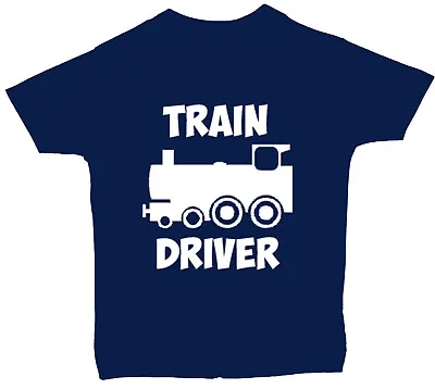 £9.49 • Buy Train Driver Baby Children T-Shirt Top 0-3mths To 5-6Yrs Boy Girl Gift