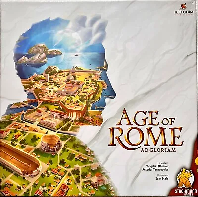 Age Of Rome Straw Man Game Board Game Connoisseur Game Worker Placement Family Game • $73.33